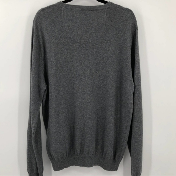 Men's Foxcroft XL Grey Sweater - Picture 3 of 5